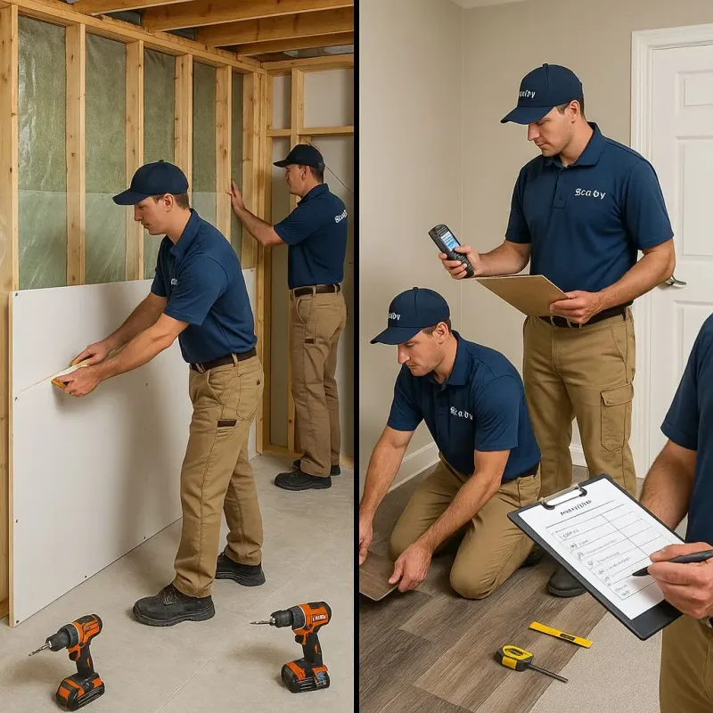 Repairs and Reconstruction process in Plainville, CT