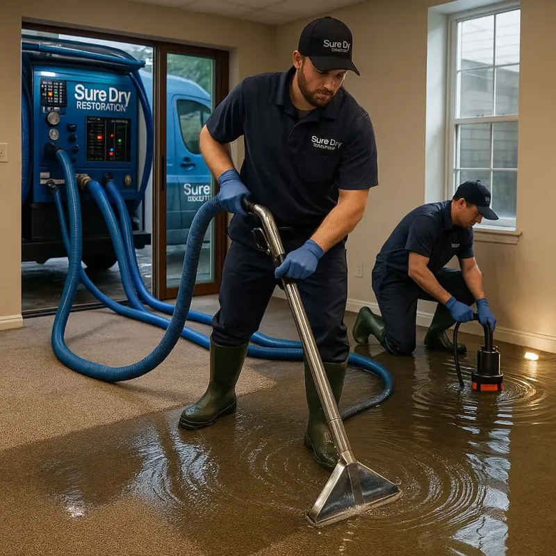 Water Extraction and Removal process in Plainville, CT